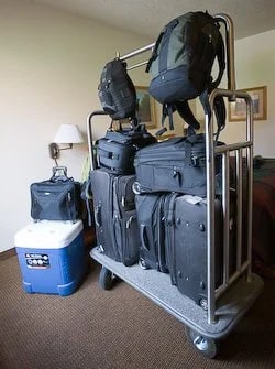 Some of our luggage…