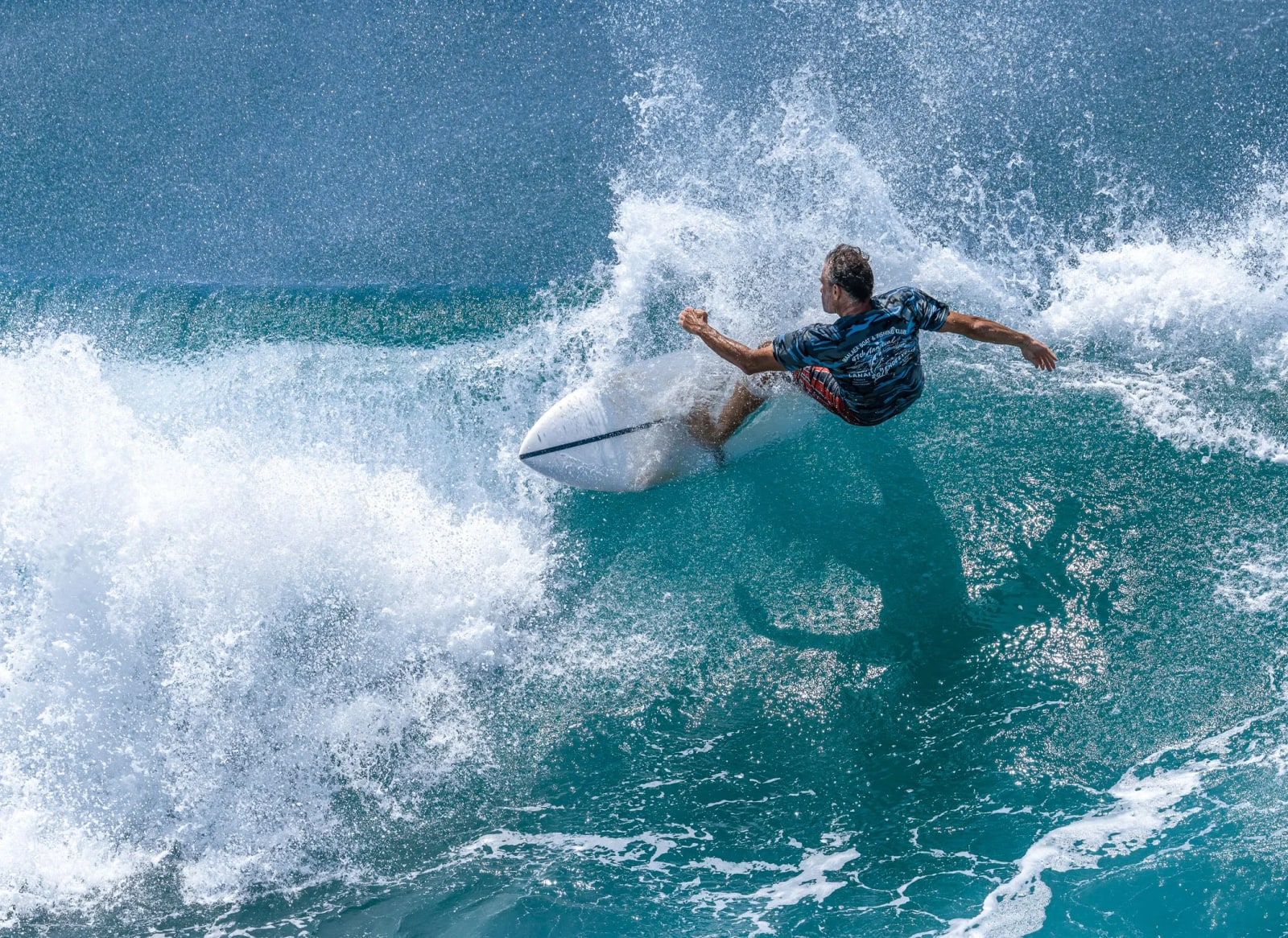 Surfer at Honolua Bay, Maui